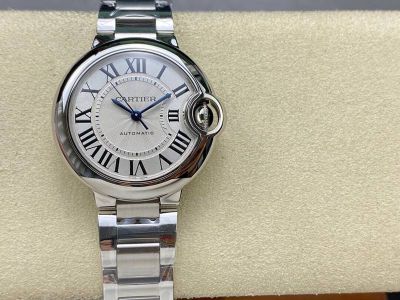 Cartier Sapphire Glass Blue Balloon Series Stainless Steel Bracelet Watch